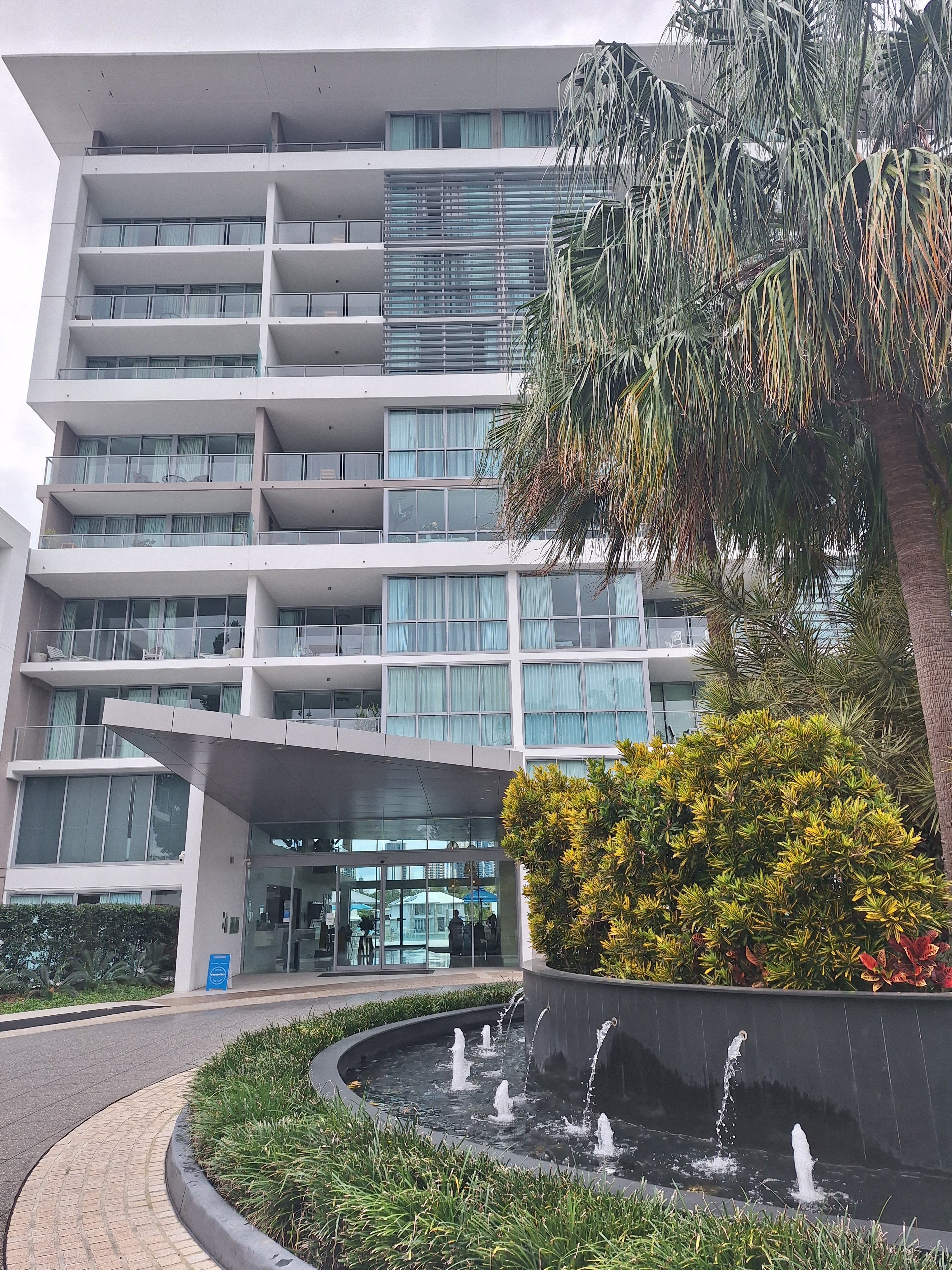 Exterior of modern building